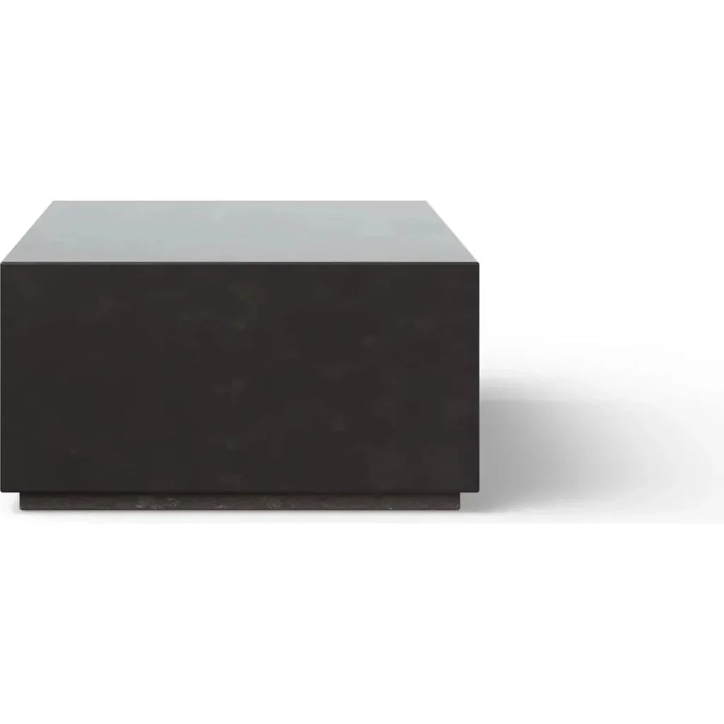Bloc Concrete Outdoor Rectangular Coffee Table-Outdoor Coffee Tables-Urbia-LOOMLAN