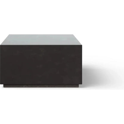Bloc Concrete Outdoor Rectangular Coffee Table-Outdoor Coffee Tables-Urbia-LOOMLAN