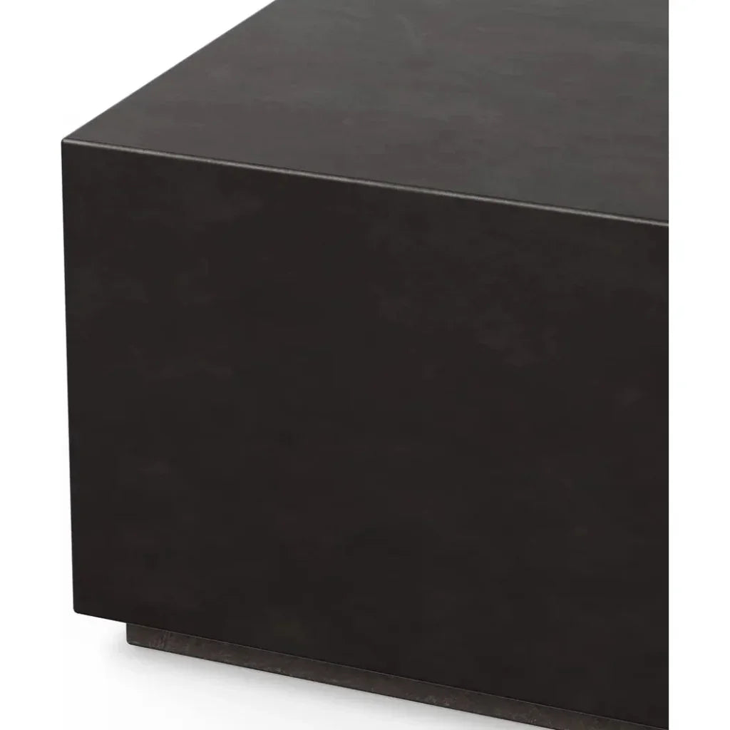 Bloc Concrete Outdoor Rectangular Coffee Table-Outdoor Coffee Tables-Urbia-LOOMLAN