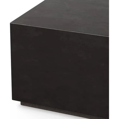 Bloc Concrete Outdoor Rectangular Coffee Table-Outdoor Coffee Tables-Urbia-LOOMLAN