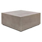 Bloc Concrete Square Outdoor Coffee Table-Outdoor Coffee Tables-Urbia-Dark Grey-40" W-LOOMLAN