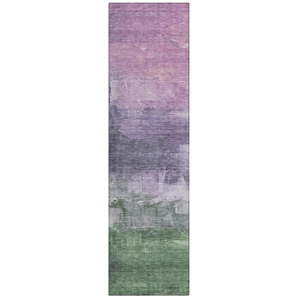 Bloometra Purple Washable Indoor - Outdoor Rug - LOOMLAN - LOOMLAN Rugs - Outdoor Rugs