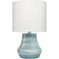 Blue Ceramic Cottage Table Lamp - LOOMLAN - Jamie Young - Table Lamps