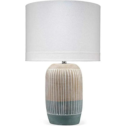 Blue Ceramic Flagstaff Table Lamp - LOOMLAN - Jamie Young - Table Lamps