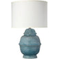 Blue Ceramic Kaya Table Lamp - LOOMLAN - Jamie Young - Table Lamps