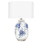 Blue Ceramic Ruth Table Lamp - LOOMLAN - Jamie Young - Table Lamps