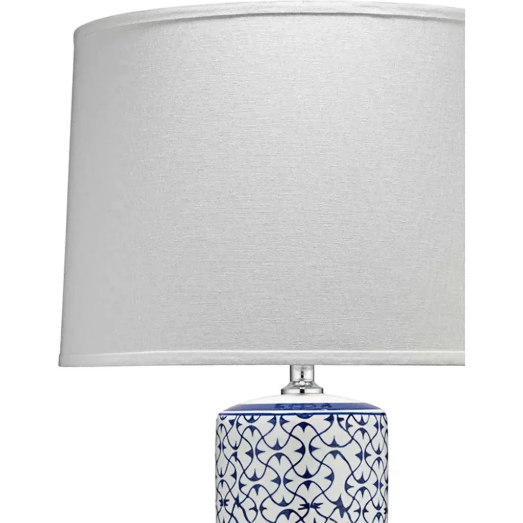 Blue Ceramic Vivian Table Lamp - LOOMLAN - Jamie Young - Table Lamps