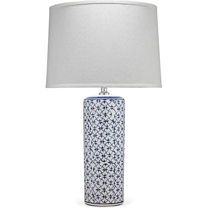 Blue Ceramic Vivian Table Lamp - LOOMLAN - Jamie Young - Table Lamps