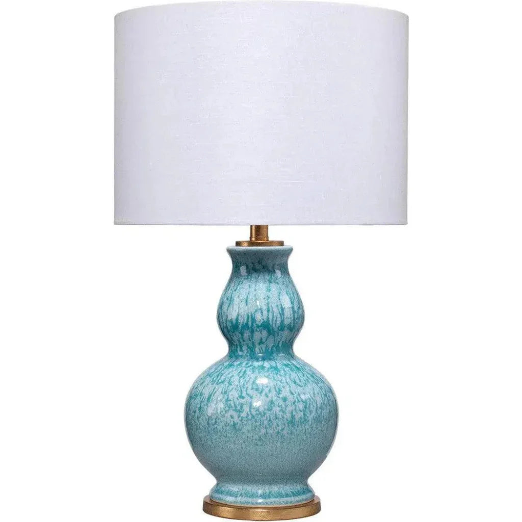 Blue Ceramic Whitney Table Lamp - LOOMLAN - Jamie Young - Table Lamps