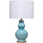 Blue Ceramic Whitney Table Lamp - LOOMLAN - Jamie Young - Table Lamps