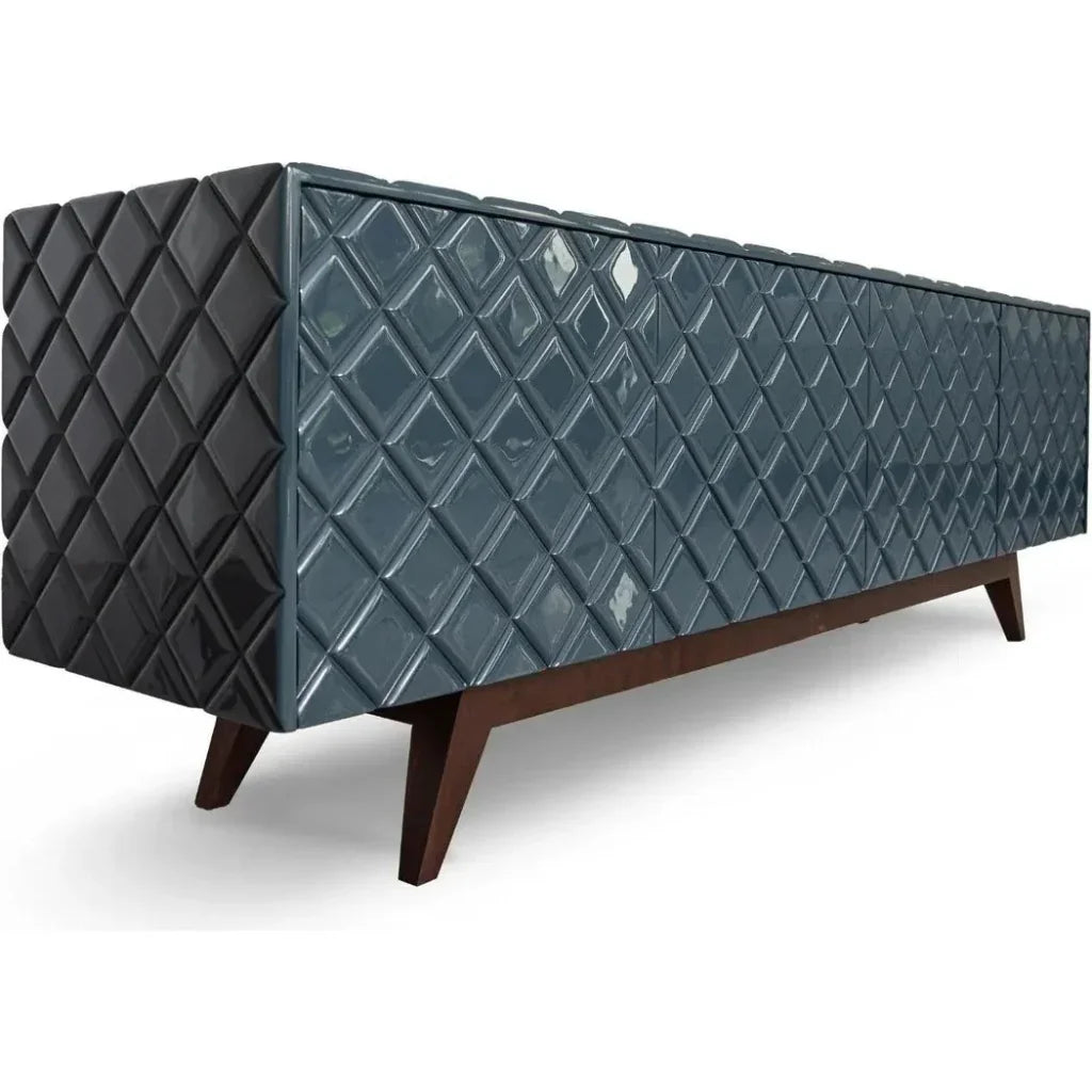 Blue Diamond Wood Credenza or TV Stand - LOOMLAN - Victor Betancourt - Sideboards