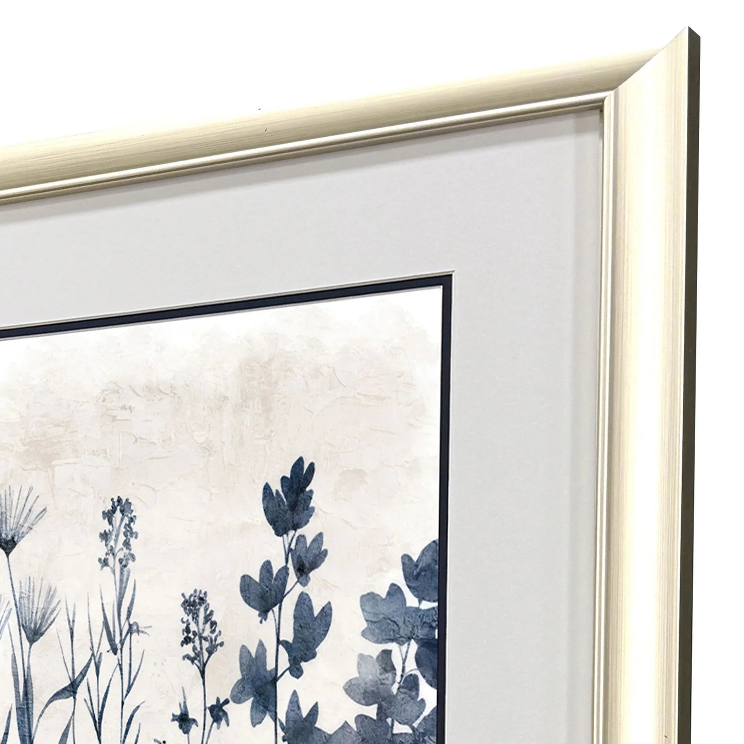 Blue Dye Blue Framed Wall Art 2PC