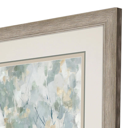 Blue Forest Adventure Blue Framed Wall Art