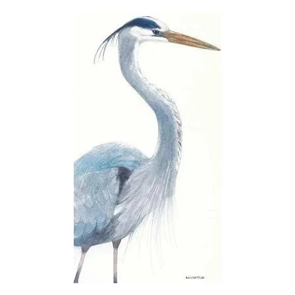 Blue Heron Coastal Canvas Art Indoor Outdoor - LOOMLAN - LOOMLAN - Canvas Art