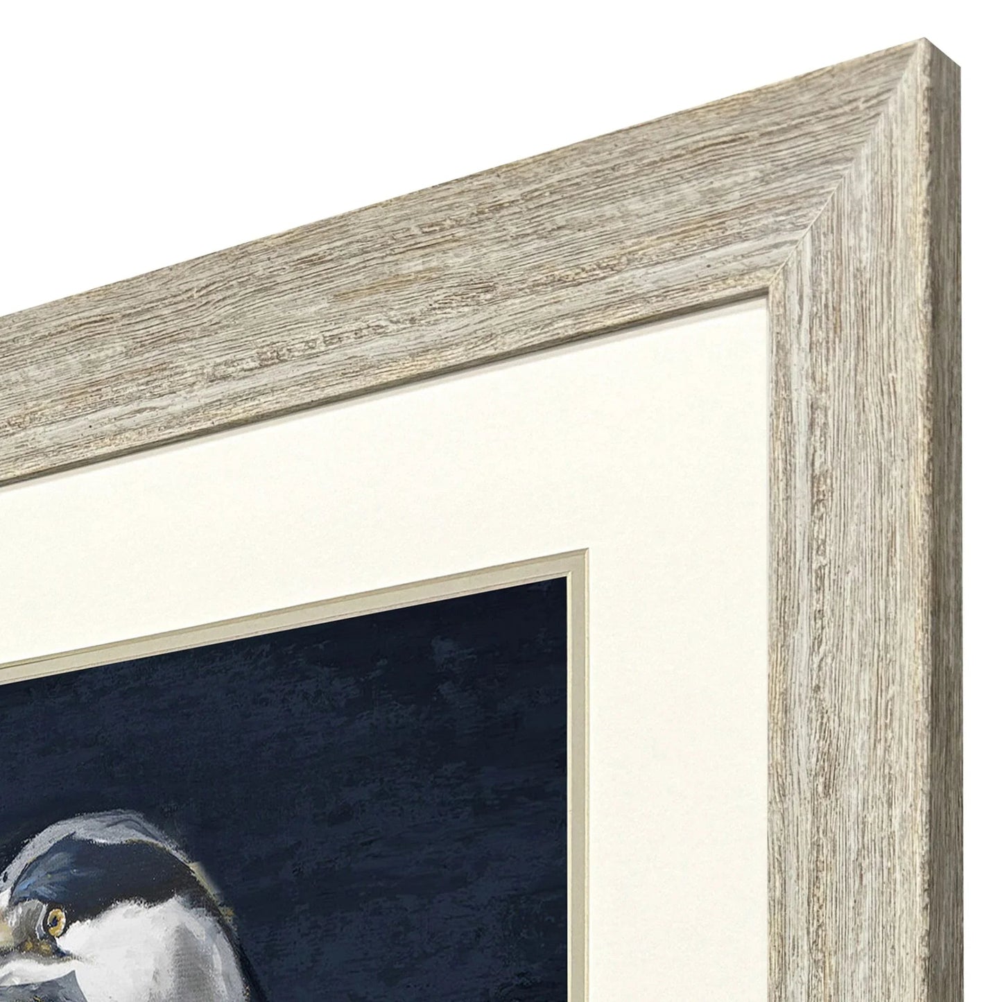 Blue Heron II Blue Framed Wall Art