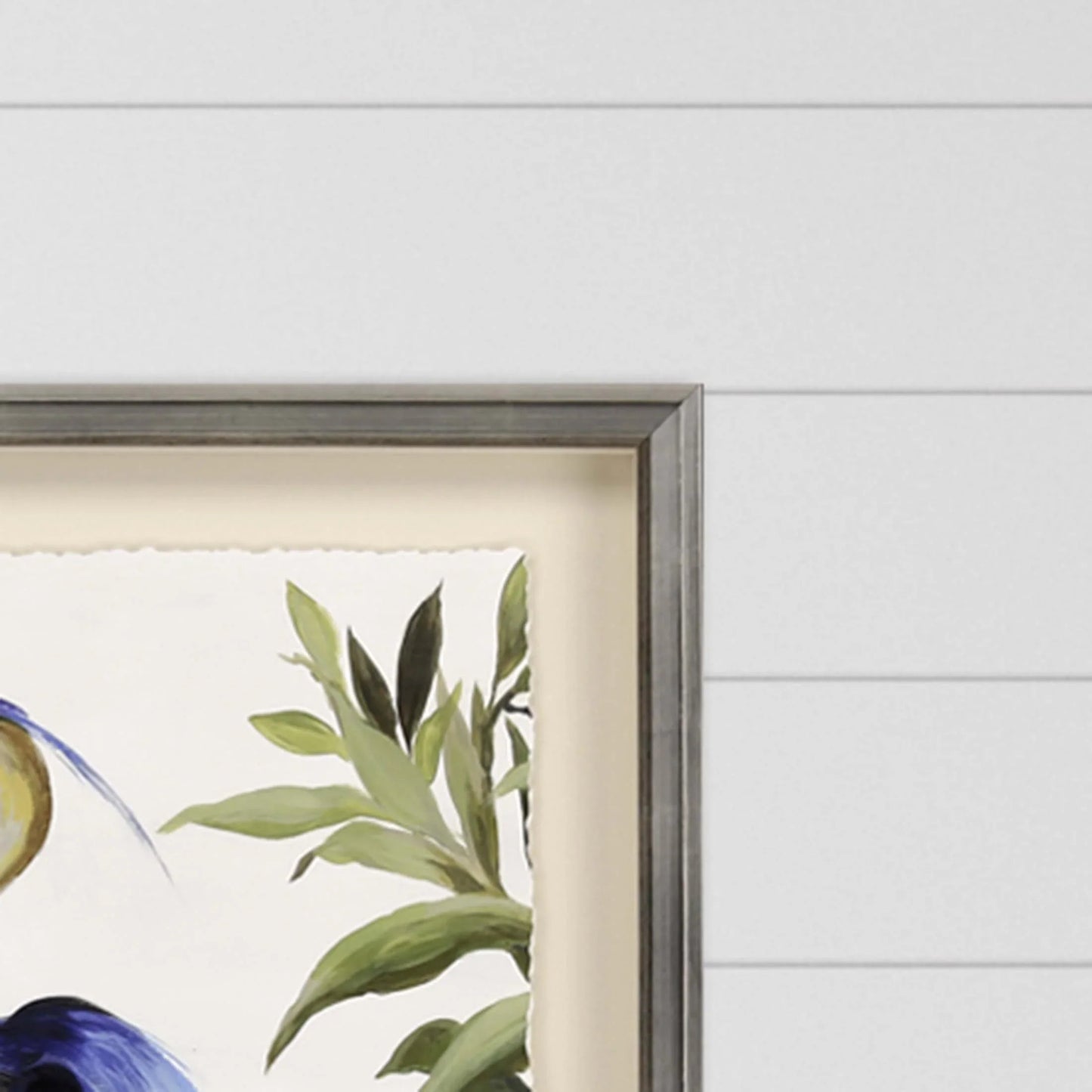 Blue Heron Study Wood Frame Framed Wall Art