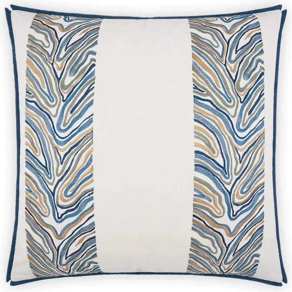Blue Jungle Blue Throw Pillow With Insert - LOOMLAN - D.V. Kap - Throw Pillows