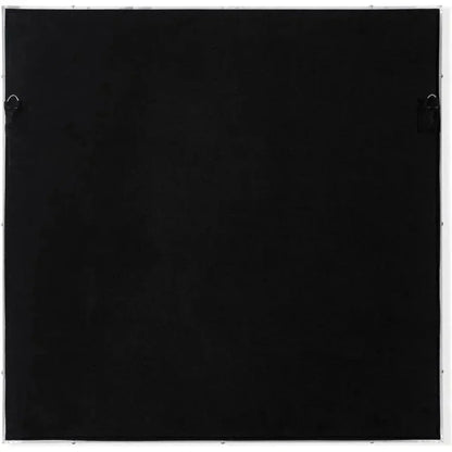 Blue Paper Linen Acrylic Batik Square d Wall Art - LOOMLAN - Jamie Young - Canvas Art