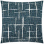 Blue Plaid Check Navy Large Throw Pillow Insert - LOOMLAN - D.V. Kap - Throw Pillows