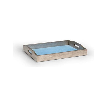 Blue Shagreen Inside Tray - LOOMLAN - Chelsea House - Trays