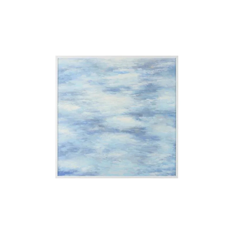 Blue Sky Hand Painted Artwork-Framed Wall Art-Chelsea House-LOOMLAN