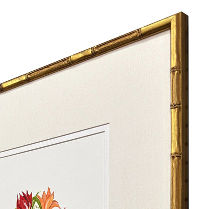 Blue and White Wood Framed Wall Art 2PC