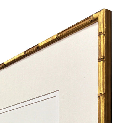 Blue and White Wood Framed Wall Art 2PC