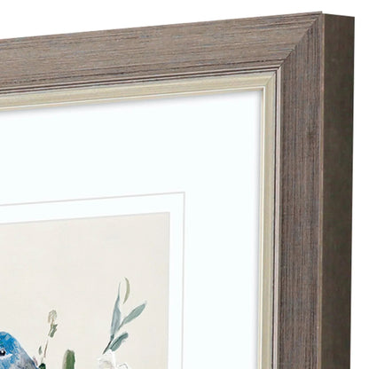 Bluebird Happy Blue Framed Wall Art 2PC