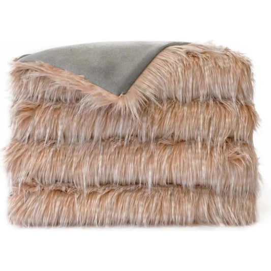 Blustery Throw - Rose - LOOMLAN - D.V. Kap - Throw Blankets