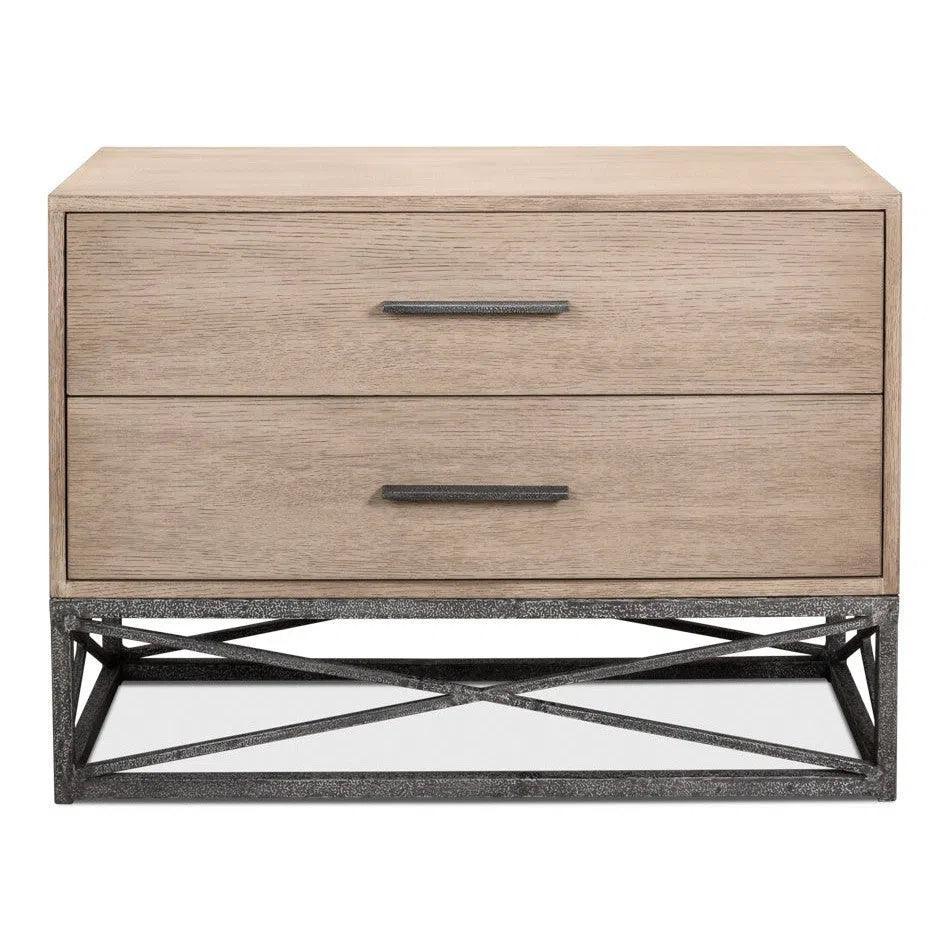 Blyth Chest of Two Drawers on Frame - LOOMLAN - Sarreid - Chests