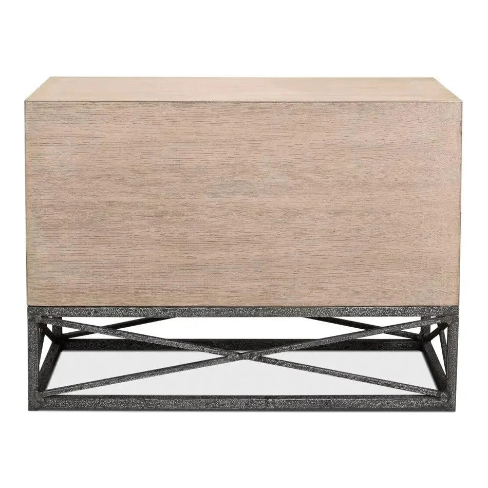 Blyth Chest of Two Drawers on Frame - LOOMLAN - Sarreid - Chests