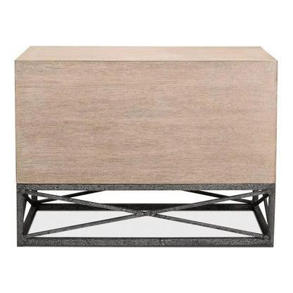 Blyth Chest of Two Drawers on Frame - LOOMLAN - Sarreid - Chests