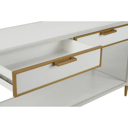 Bobbie White Finished Modern Console Table - LOOMLAN - Chelsea House - Console Tables