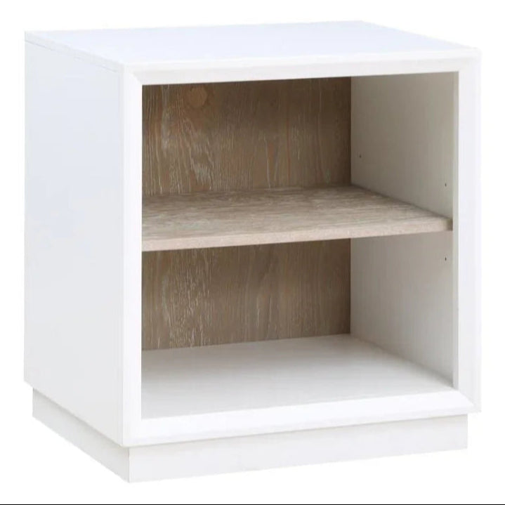 Boca Grande Open Low Nightstand with USB-Nightstands-Panama Jack-LOOMLAN