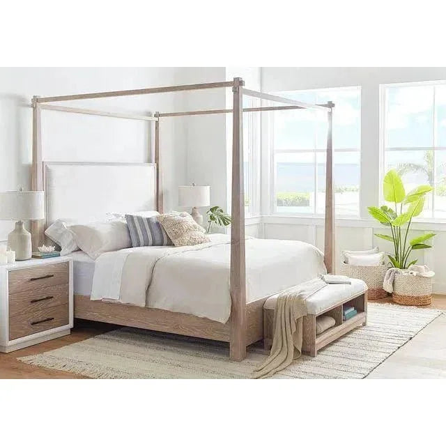 Solid Wood Boca Grande King Canopy Bed - LOOMLAN - Panama Jack - Beds