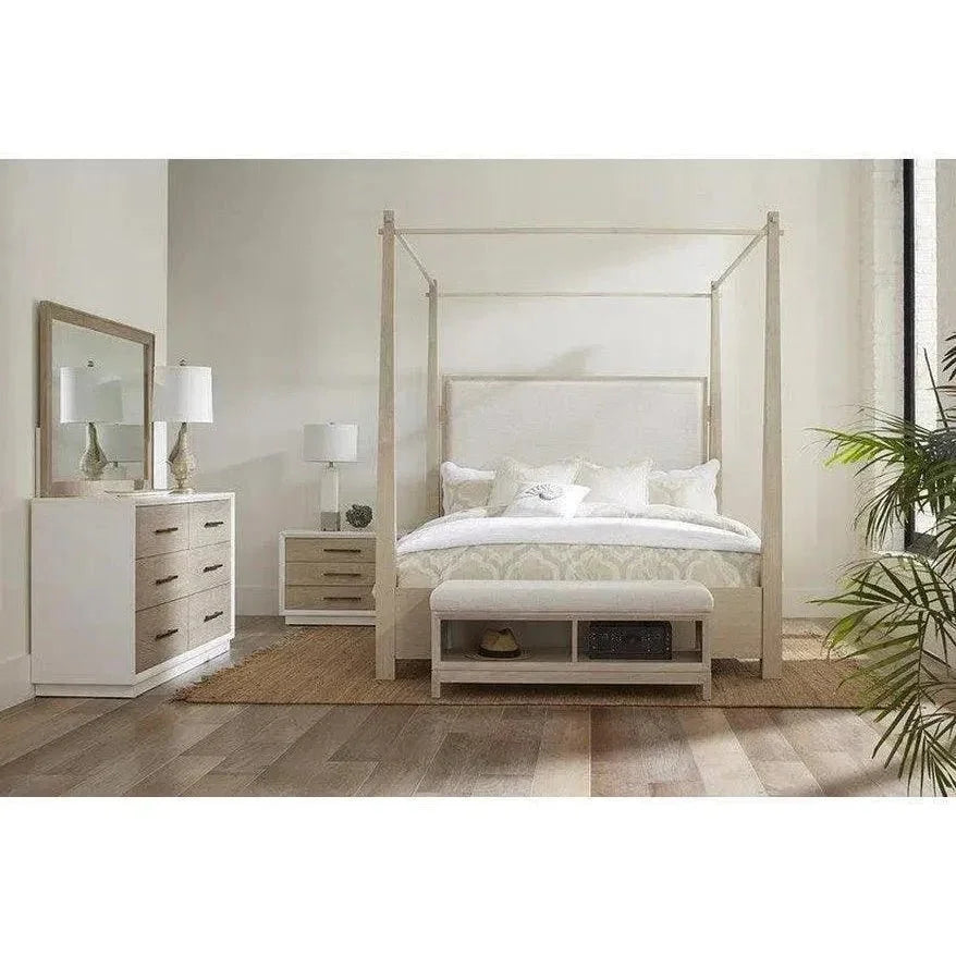 Solid Wood Boca Grande King Canopy Bed - LOOMLAN - Panama Jack - Beds