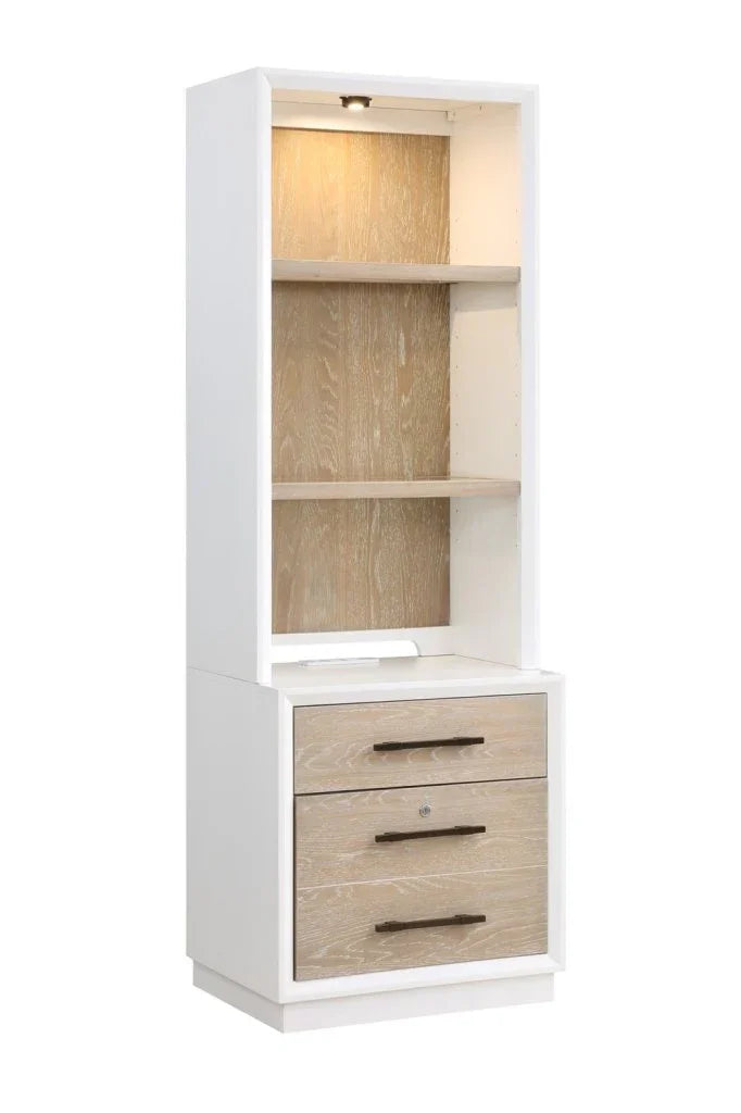 Boca Grande Three Drawer File Cabinet with USB - LOOMLAN - Panama Jack - Accent Cabinets