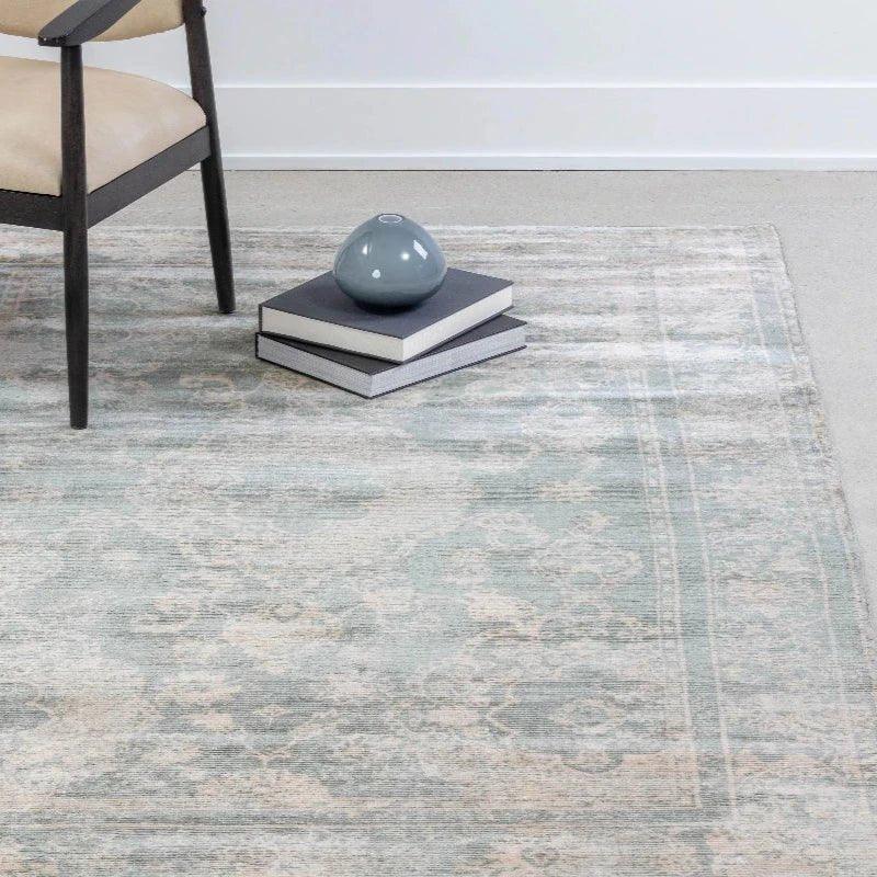 Boca Hand - Loomed Viscose Grey Rug - LOOMLAN - SUNPAN - Area Rugs