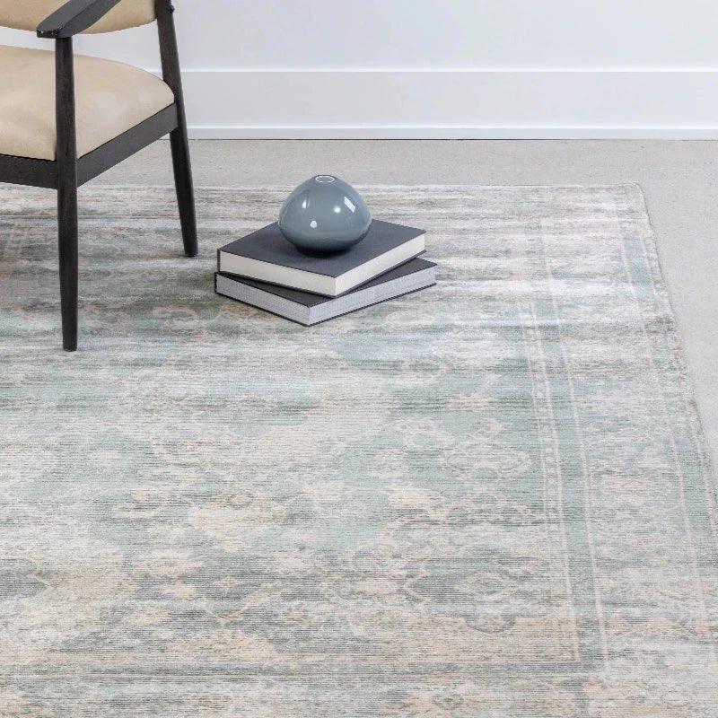 Boca Hand - Loomed Viscose Grey Rug - LOOMLAN - SUNPAN - Area Rugs