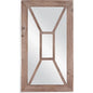 Boca Wood Brown Vertical Wall Mirror - LOOMLAN - Bassett Mirror - Wall Mirrors