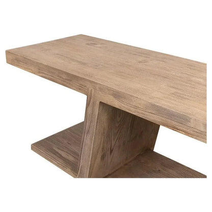 Bodega Vineyards Console Table Storage Reclaimed Wood - LOOMLAN - Sarreid - Console Tables