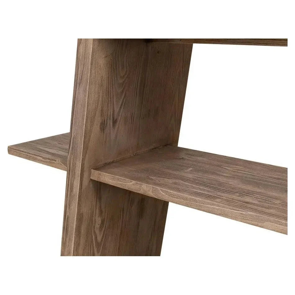 Bodega Vineyards Console Table Storage Reclaimed Wood - LOOMLAN - Sarreid - Console Tables