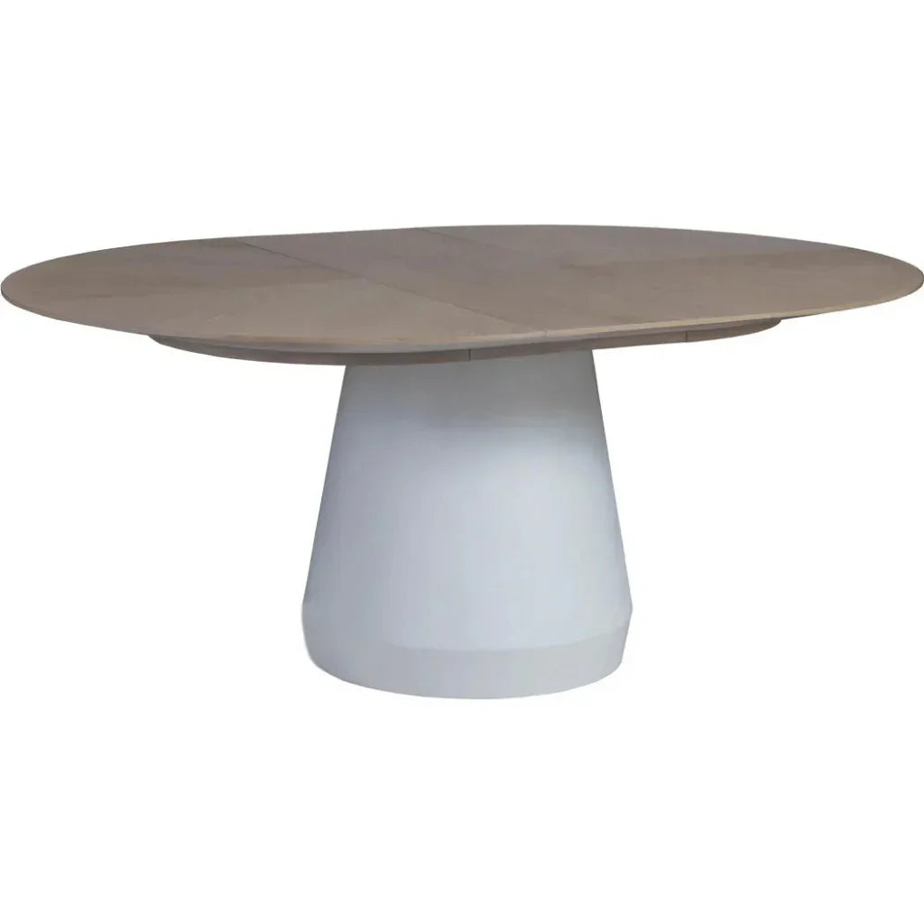 Bodhi Round Table with 18-inch Leaf-Dining Tables-Palmetto Home-LOOMLAN