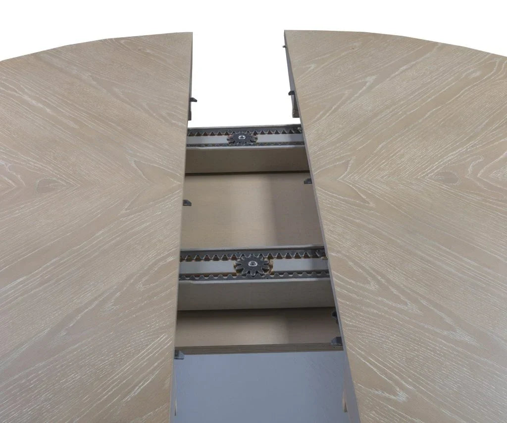 Bodhi 84-104 Extendable Table with Barrel Chairs Set-Dining Table Sets-Palmetto Home-LOOMLAN