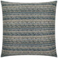 Bodhi Azure Stripes Slate Large Throw Pillow Insert - LOOMLAN - D.V. Kap - Throw Pillows