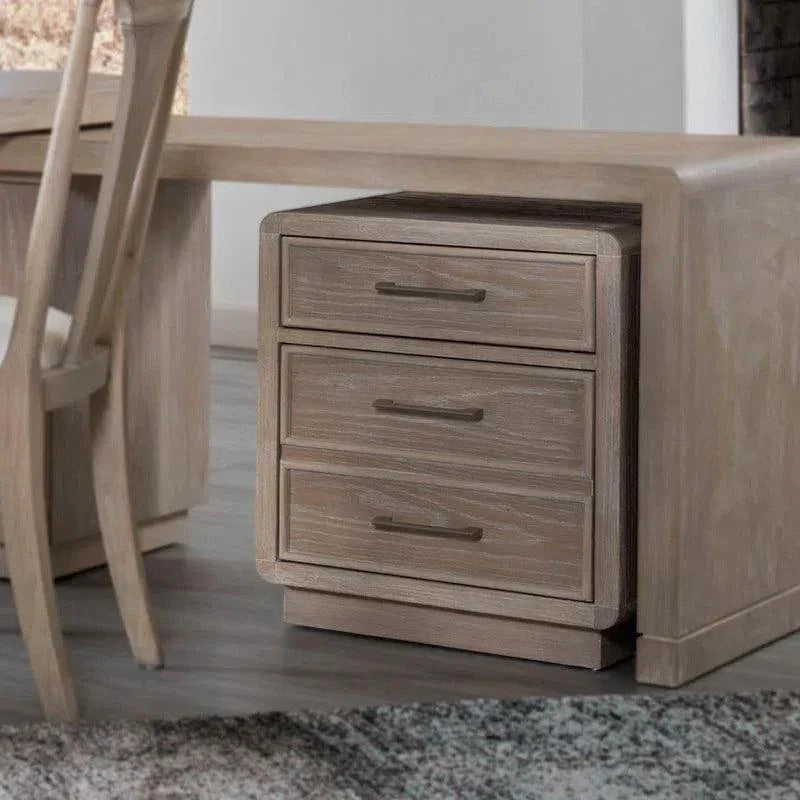 Bodhi Rotating Desk & Mobile File Cabinet 2-Piece Set-Home Office Desks-Palmetto Home-LOOMLAN