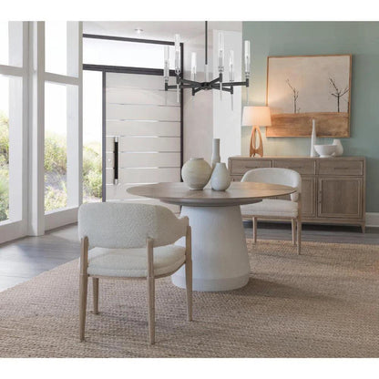 Bodhi Round Table with 18-inch Leaf-Dining Tables-Palmetto Home-LOOMLAN