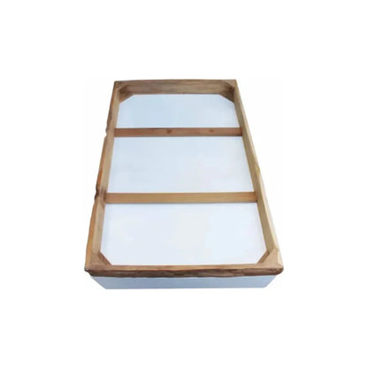 Bodhi Outdoor White Rectangular Coffee Table-Outdoor Coffee Tables-Artesia-LOOMLAN