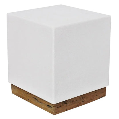 Bodhit Resin Patio End Table - LOOMLAN - Artesia - Outdoor Side Tables