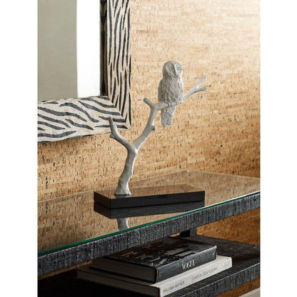 Bog Garden Cast Iron made Owl Sculpture - LOOMLAN - Wildwood - Statues & Sculptures